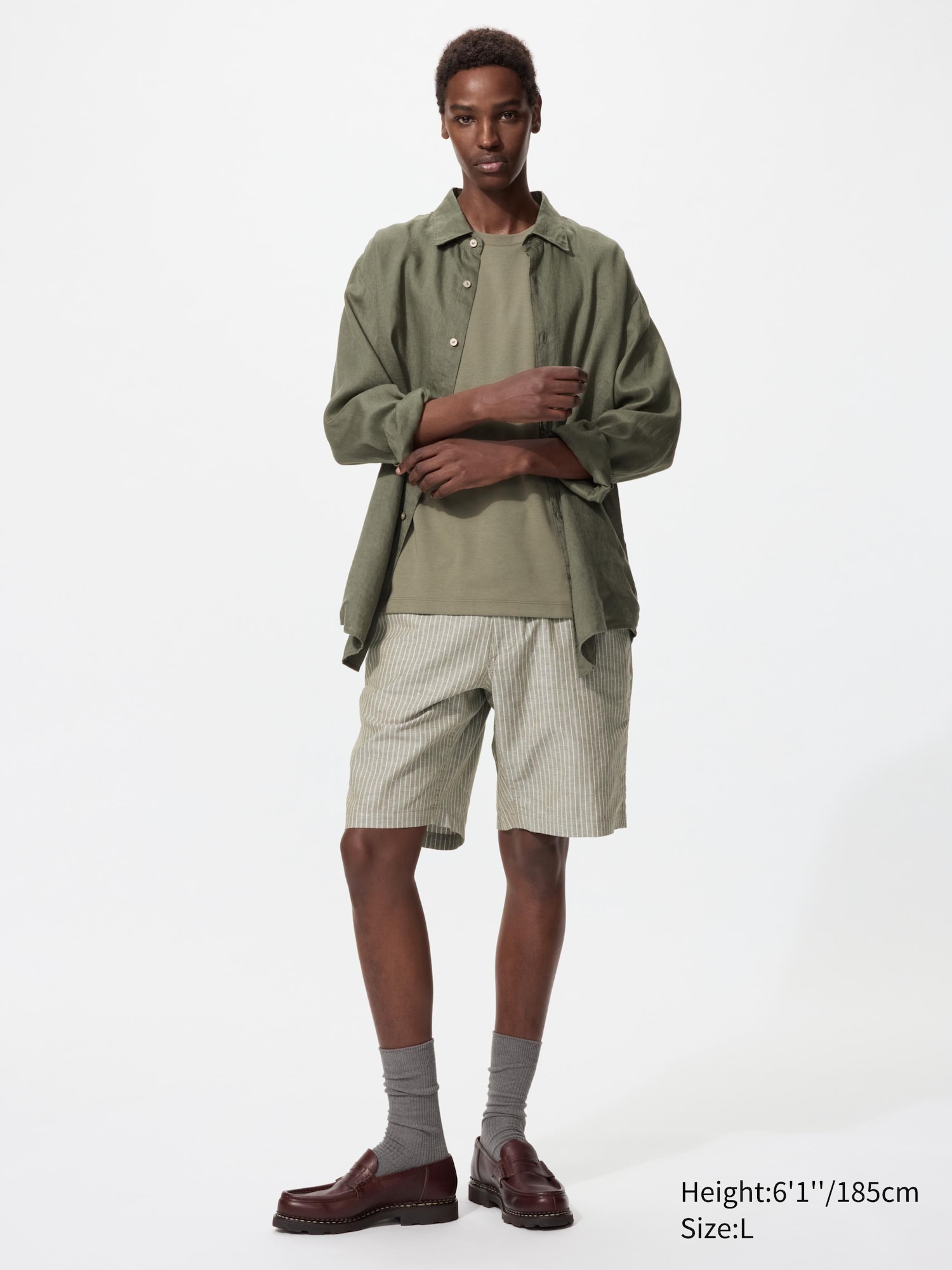 Linen Blend Shorts