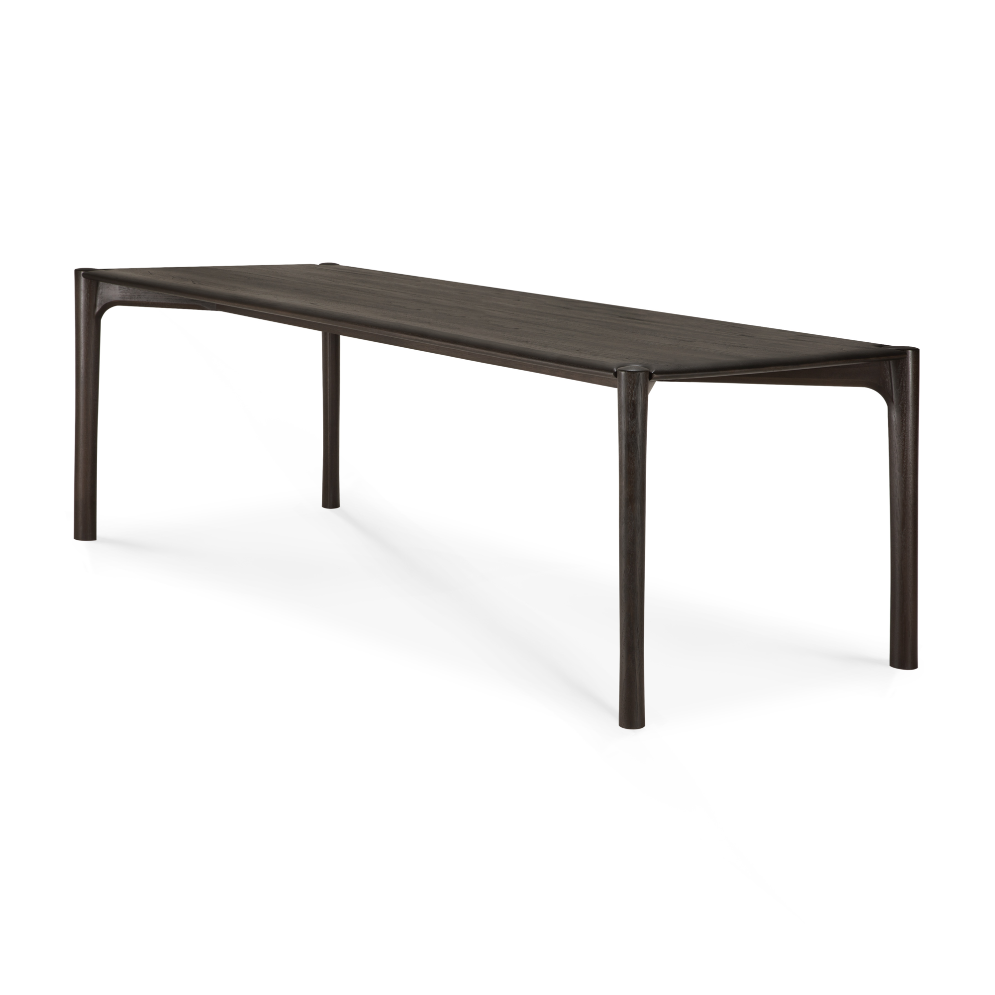 Eettafel PI teak donkerbruin gelakt 240x100 cm