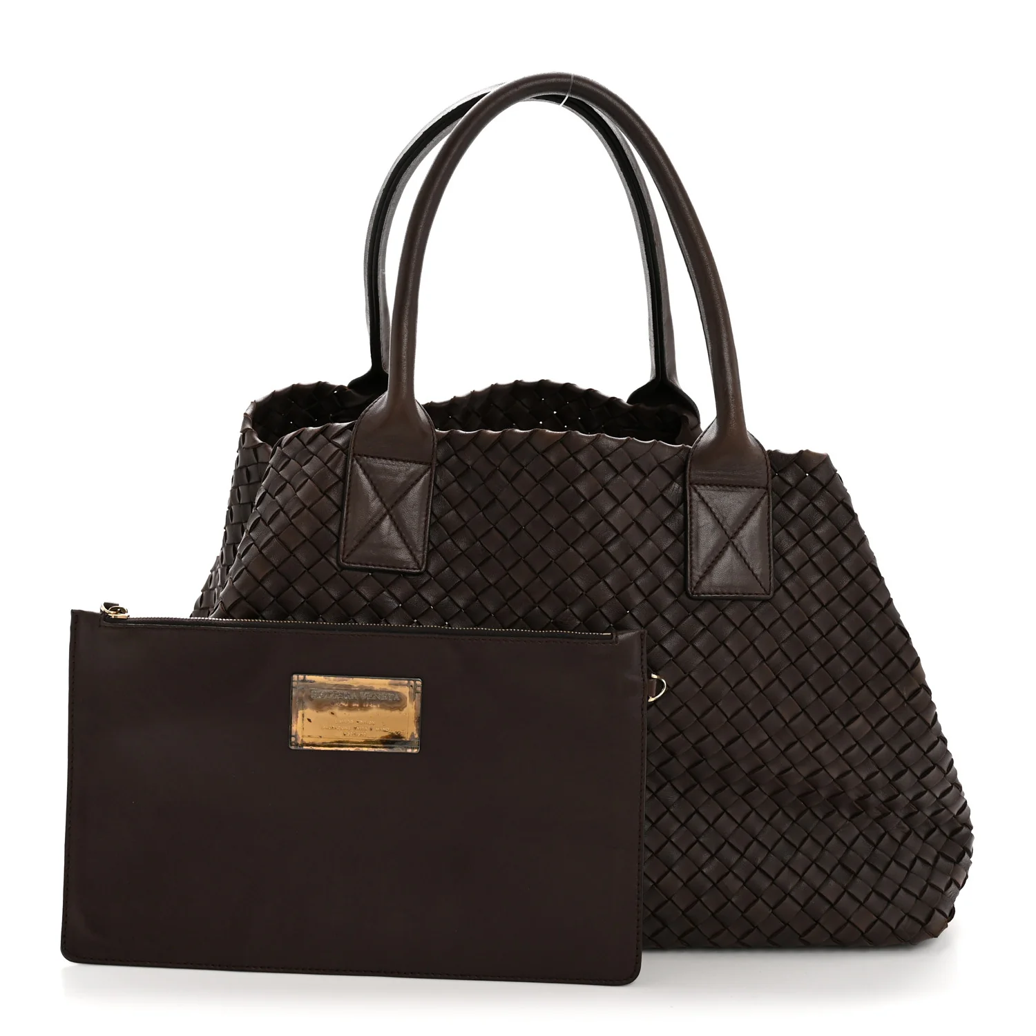 Nappa Intrecciato Medium Cabat Ebano - Top Club