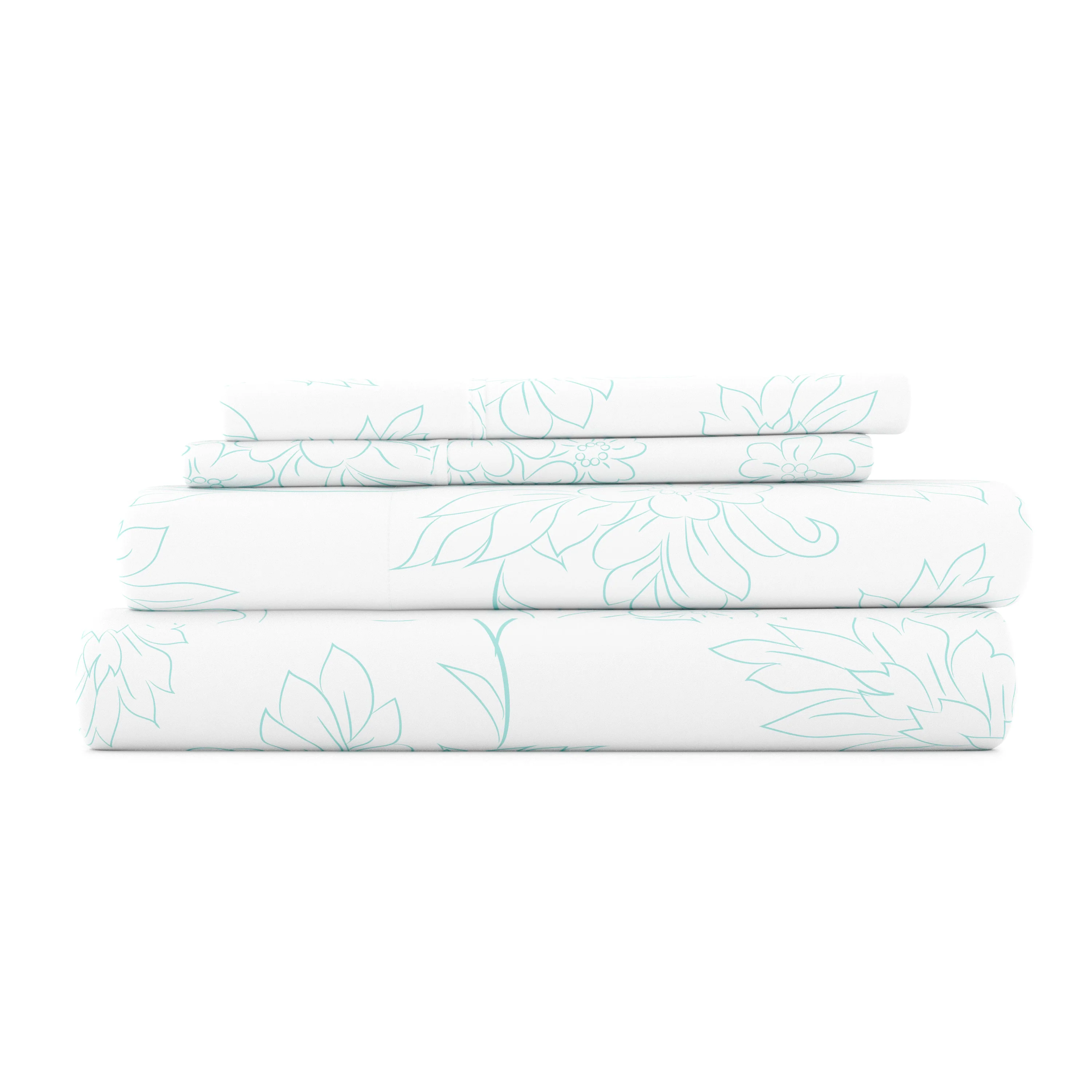 Vines Pattern 4-Piece Sheet Set