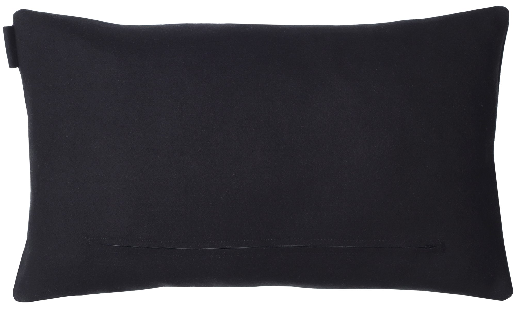 Kussen 4 vlak zwart 37x58cm
