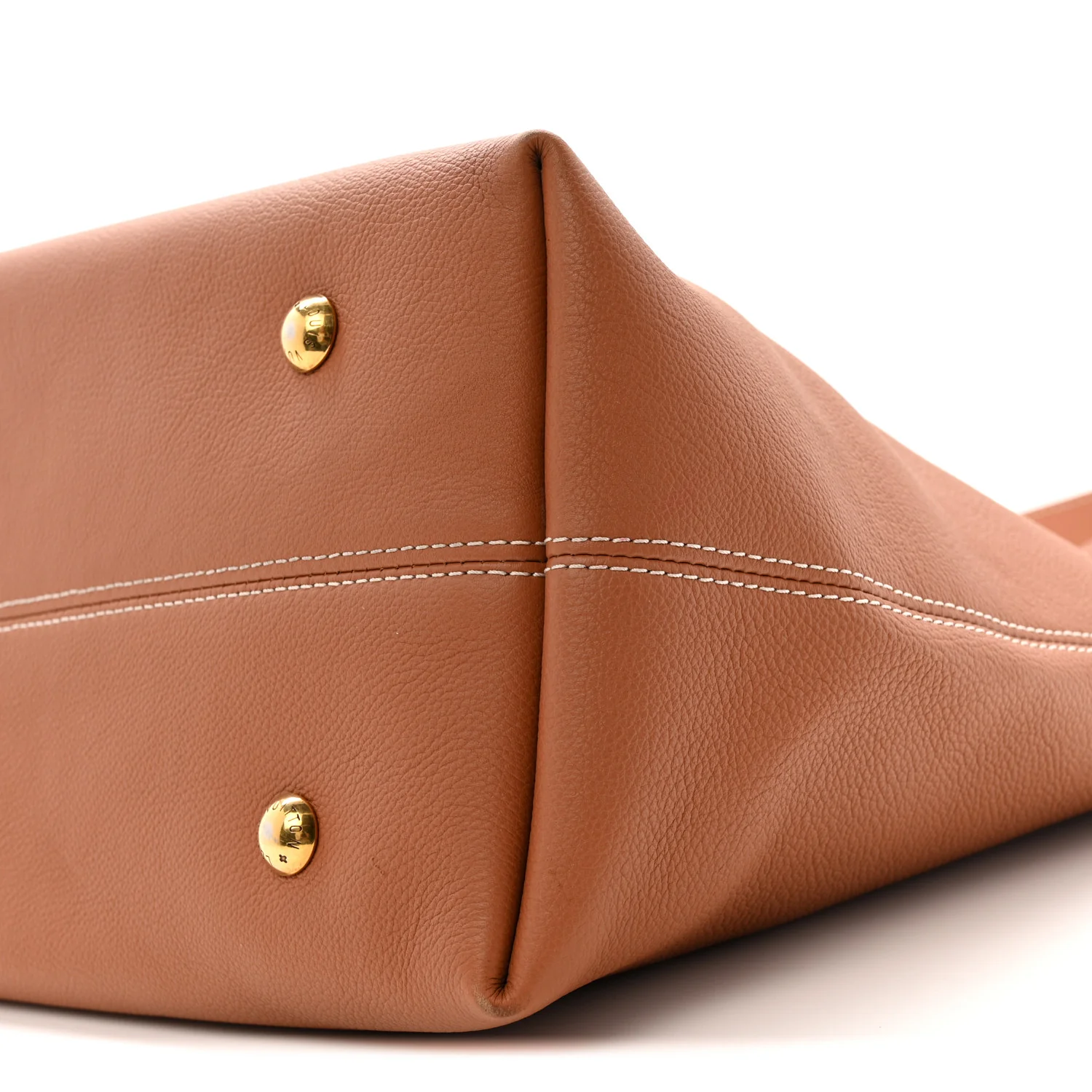 Grained Calfskin Low Key Hobo MM Cognac - Top Club