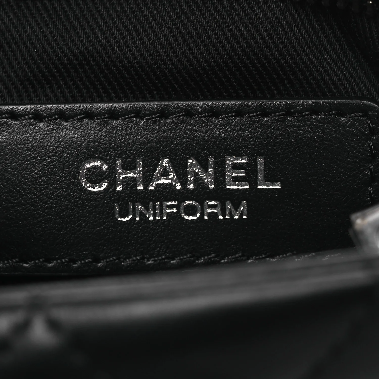 Lambskin Quilted Uniform Crossbody Bag Black - Top Club