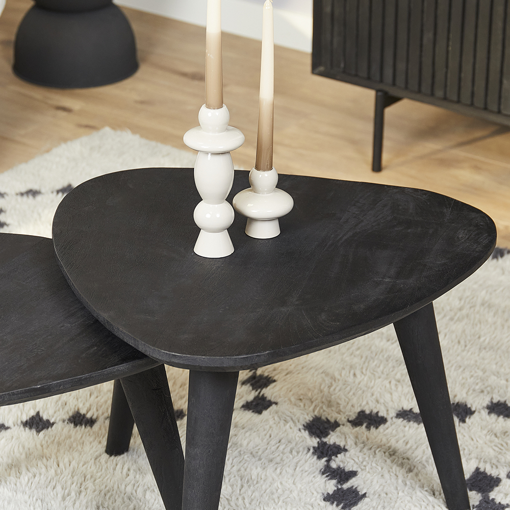 Salontafel Set BoneyM Zwart