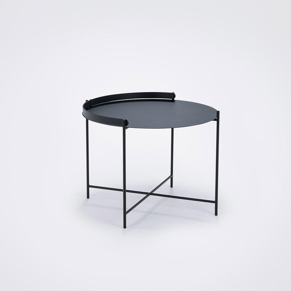 Bijzettafel Edge 62cm zwart