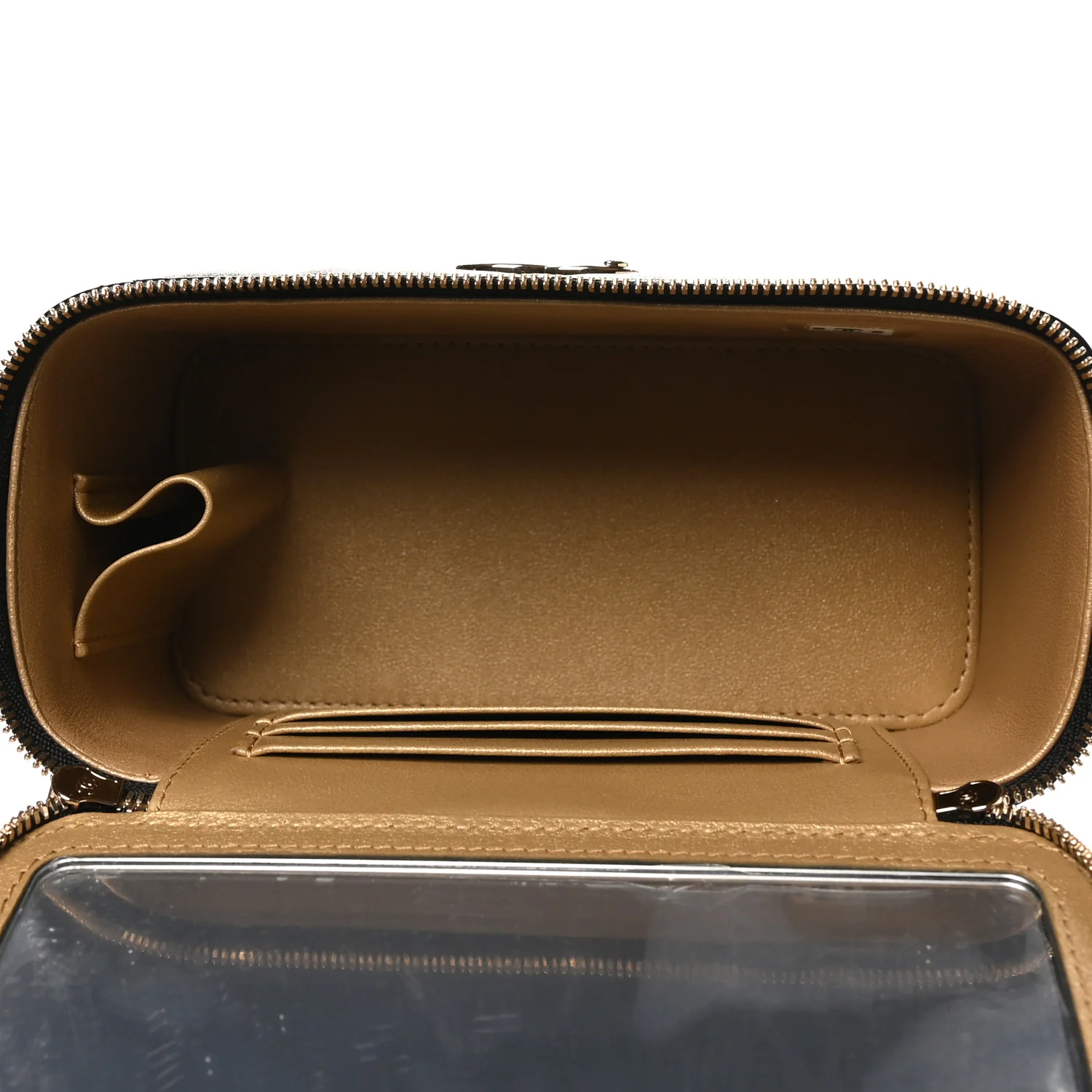 Lambskin Quilted Small CC Vanity Case Black - Top Club