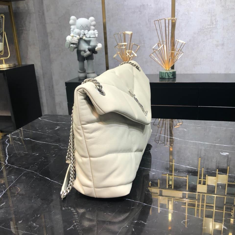 Y PUFFER MEDIUM BAG IN QUILTED LAMBSKIN - Top Club