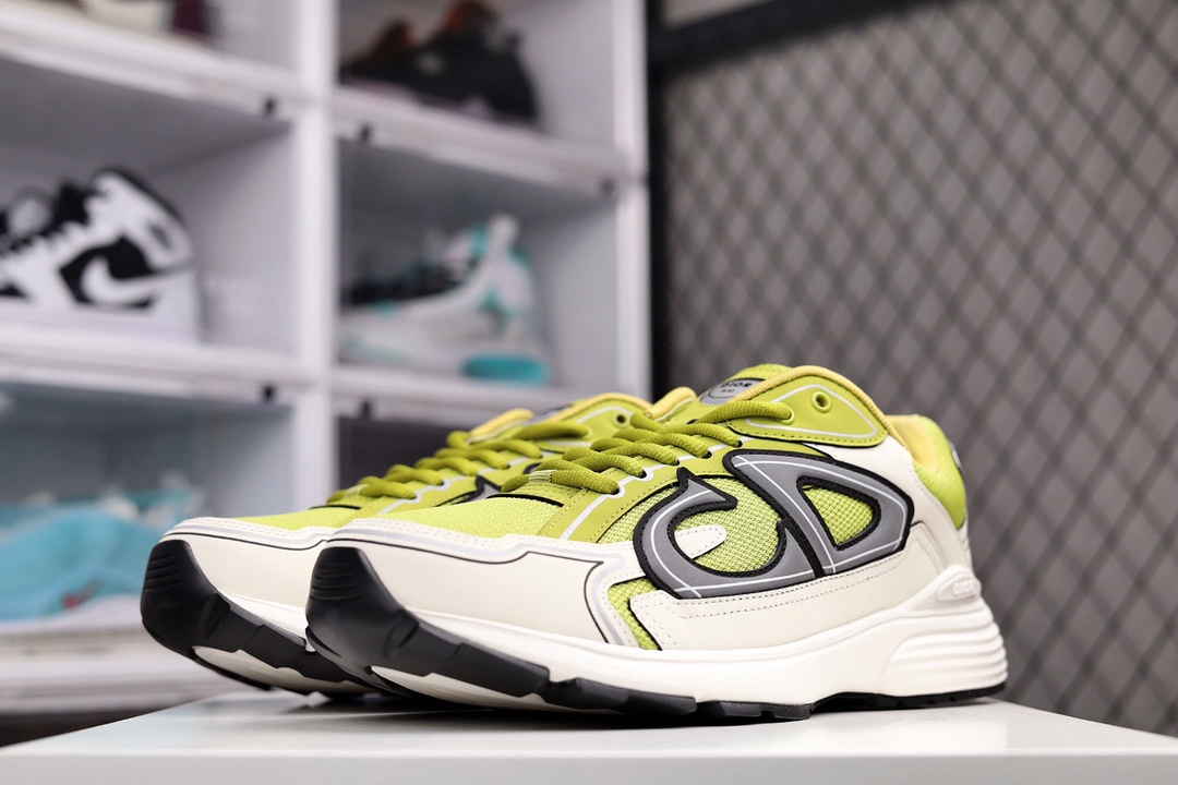 Dior B30 Dad Sneakers Green Biege (1:1 Version) - Sneaker Replica Workshop