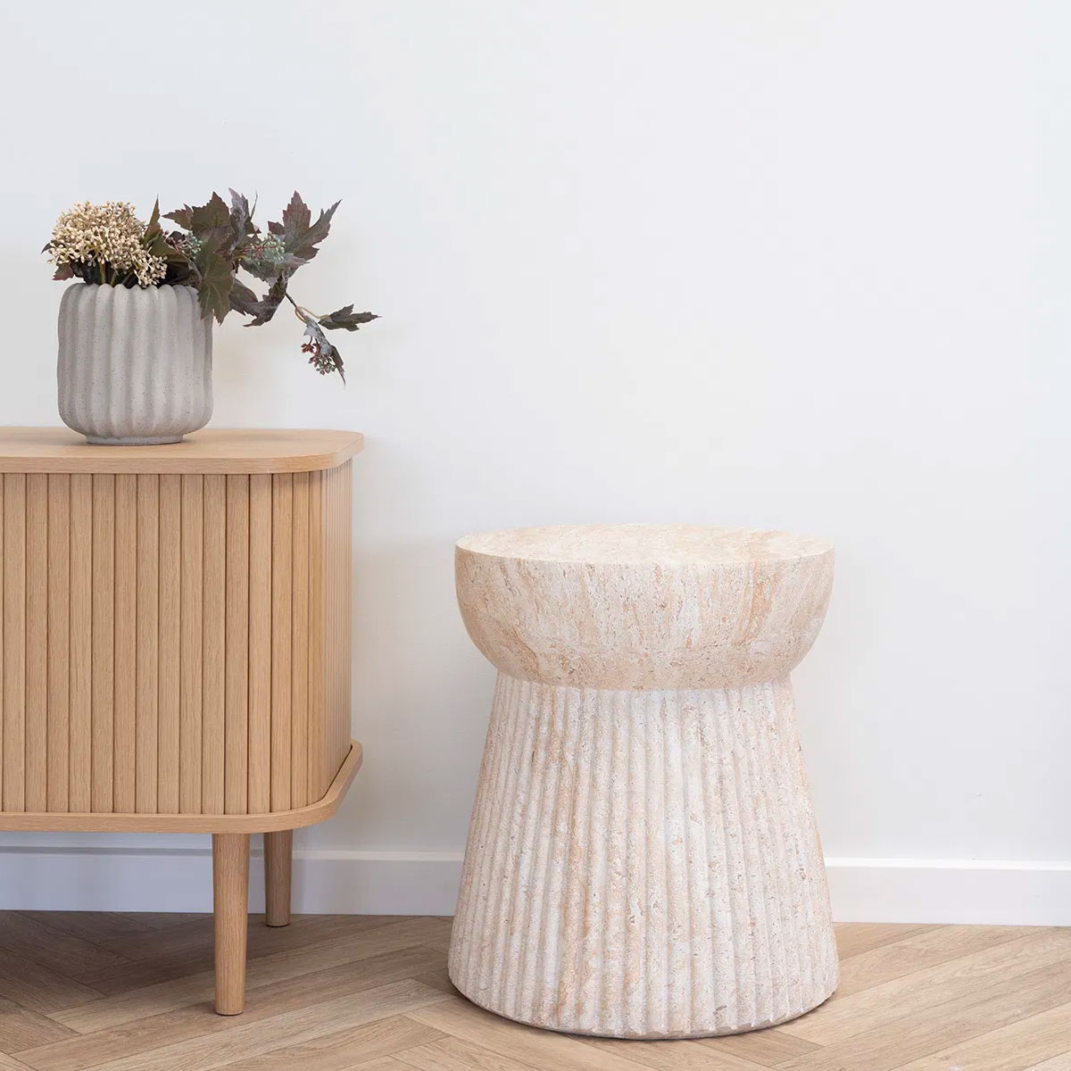 Bijzettafel Dorus Beige
