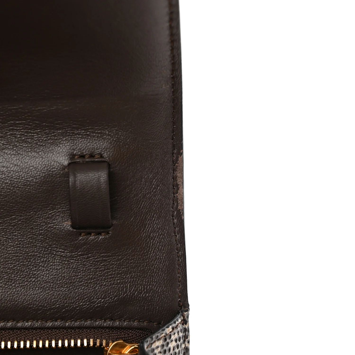 Lizard Small Classic Box Flap Bag Natural - Top Club