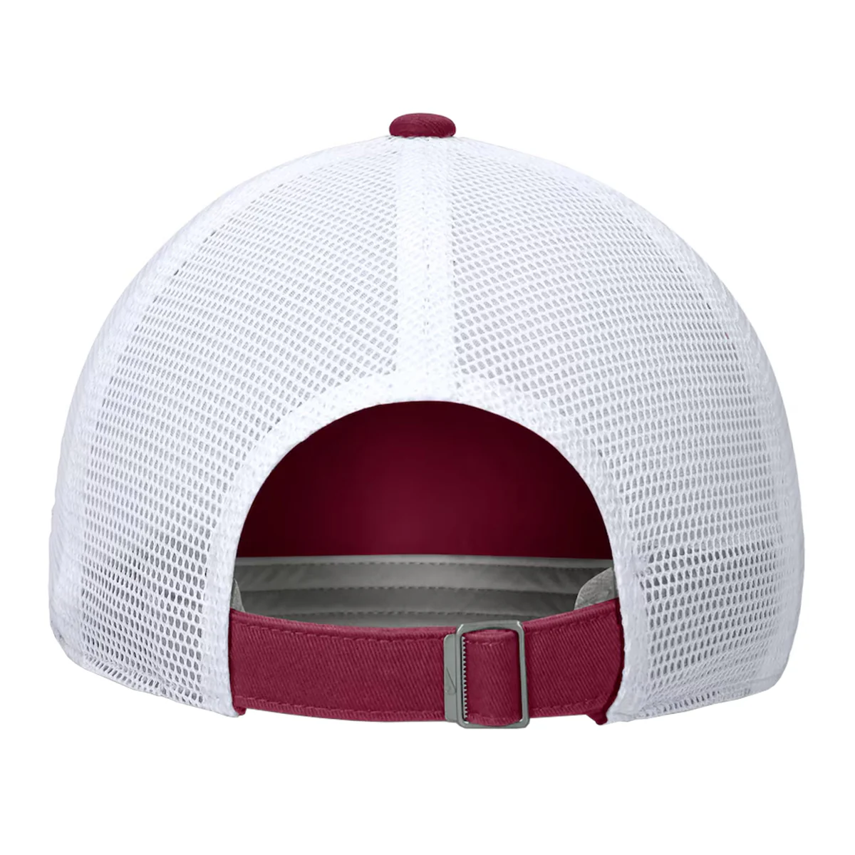 Nike Seminole Logo Patch Unstructured Mesh Club Trucker Cap - Garnet/White - MoB Apparel