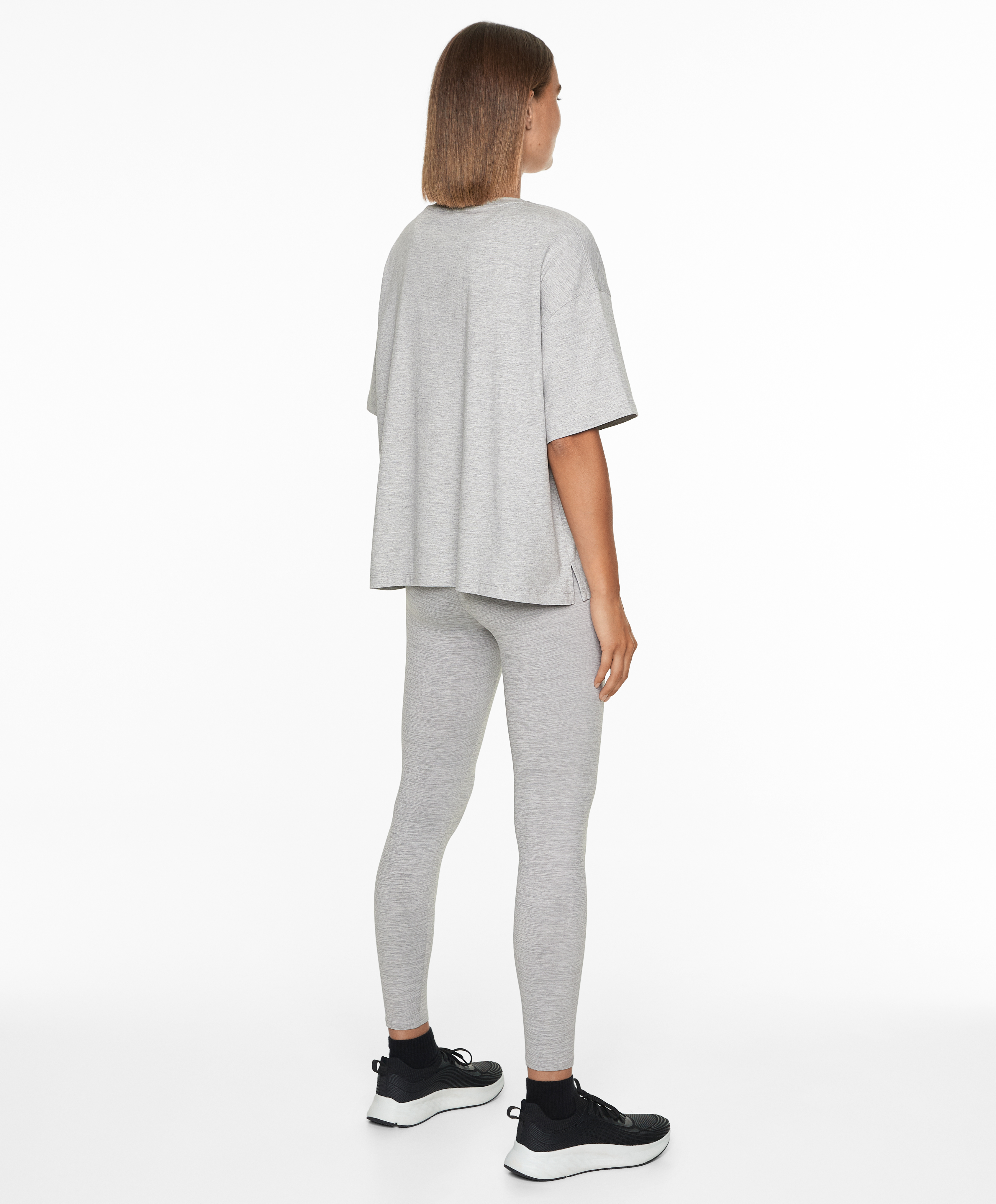 OYSHO Short sleeve cotton blend T-shirt