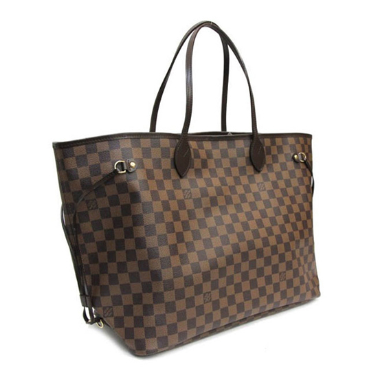 L N51106 Neverfull GM Shoulder Bag Damier Ebene Canvas - Top Club