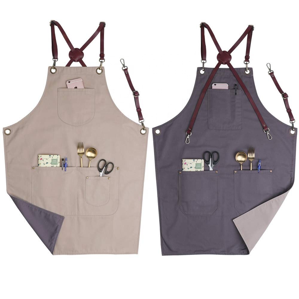 Two Tone Heavy Duty Bib Apron