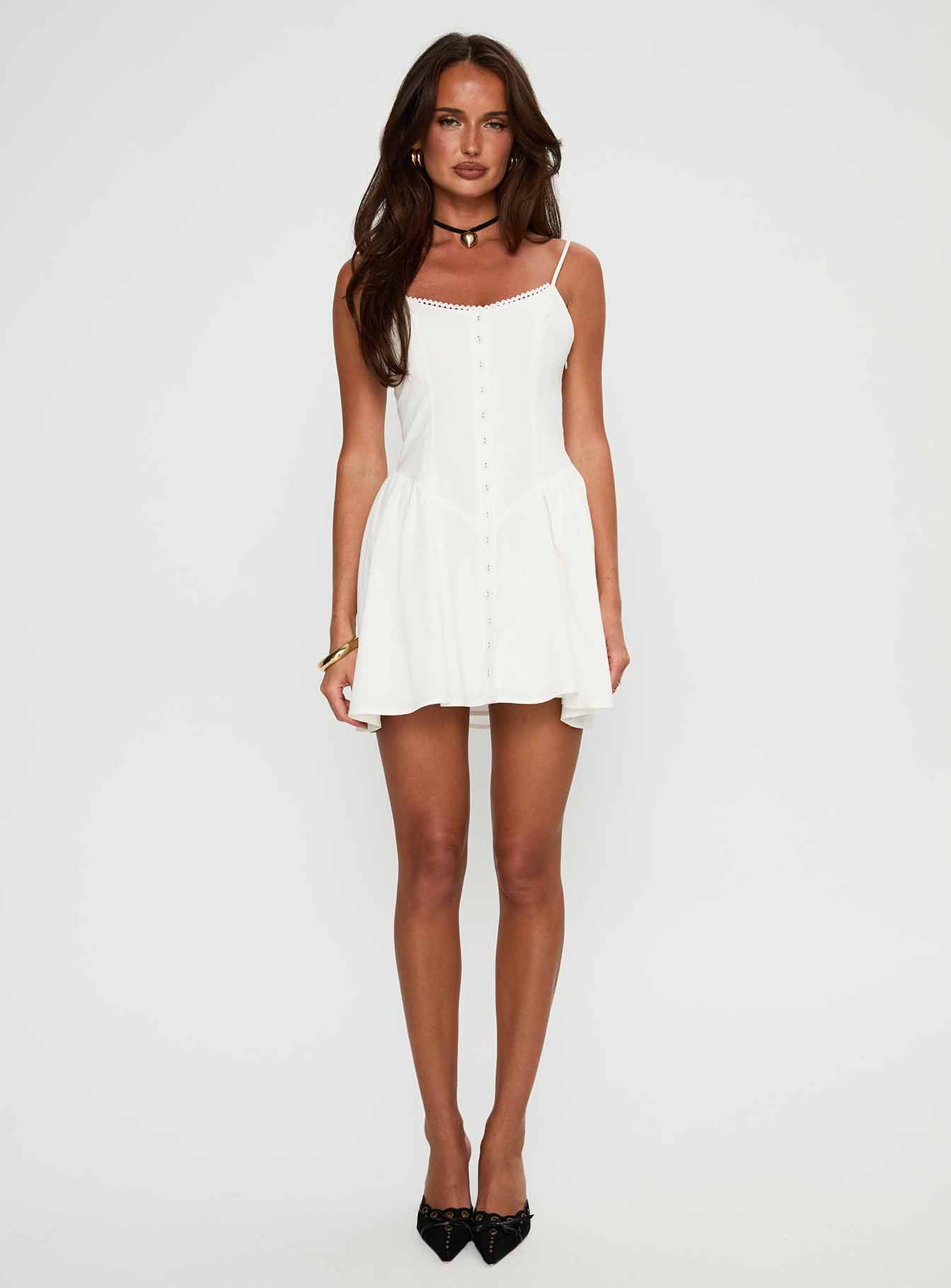 Toulouse Mini Dress White