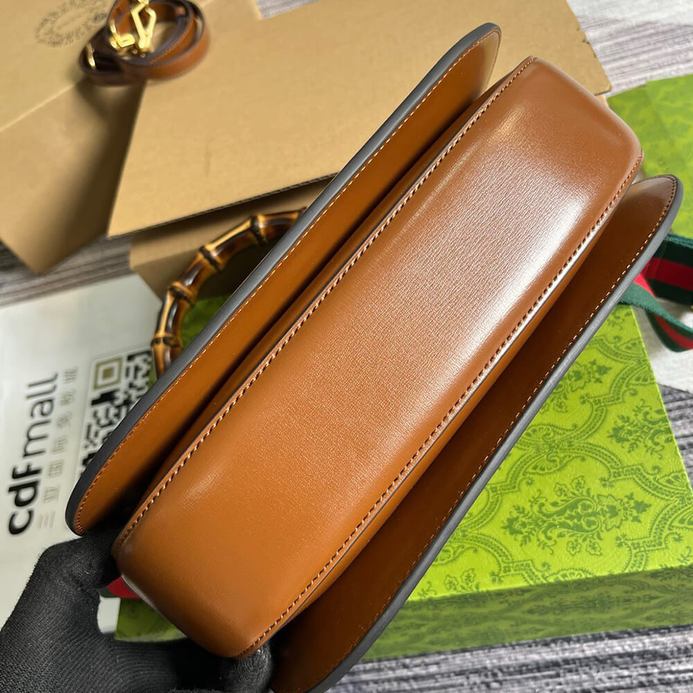 GUCCI BAMBOO 1947 MEDIUM TOP HANDLE BAG - Top Club
