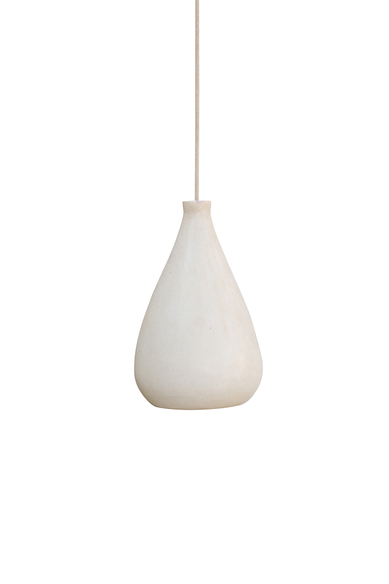 Hanglamp Tadelakt off-white Drop