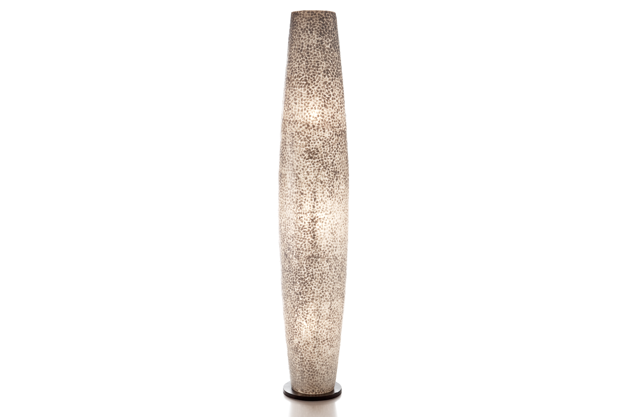 Vloerlamp Cone white capiz 200 cm