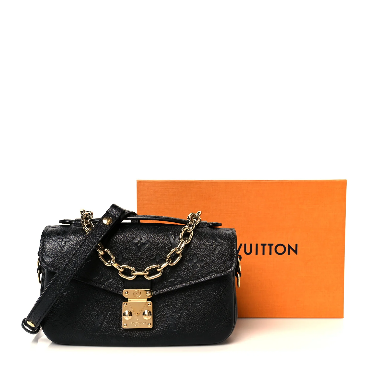 Empreinte Pochette Metis East West Black - Top Club