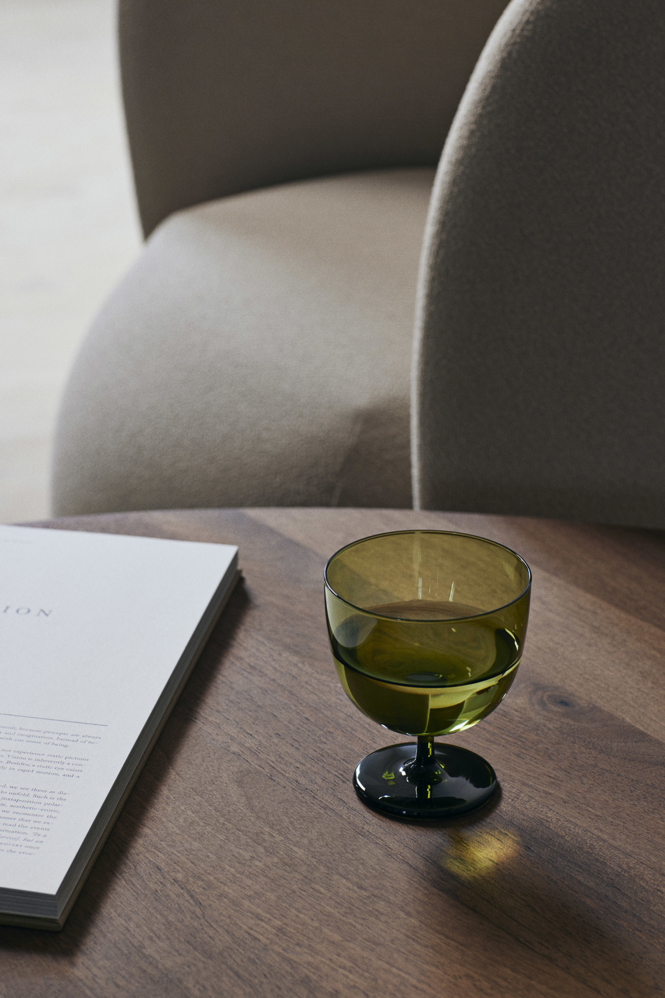 Waterglas Host moss green - set van 2
