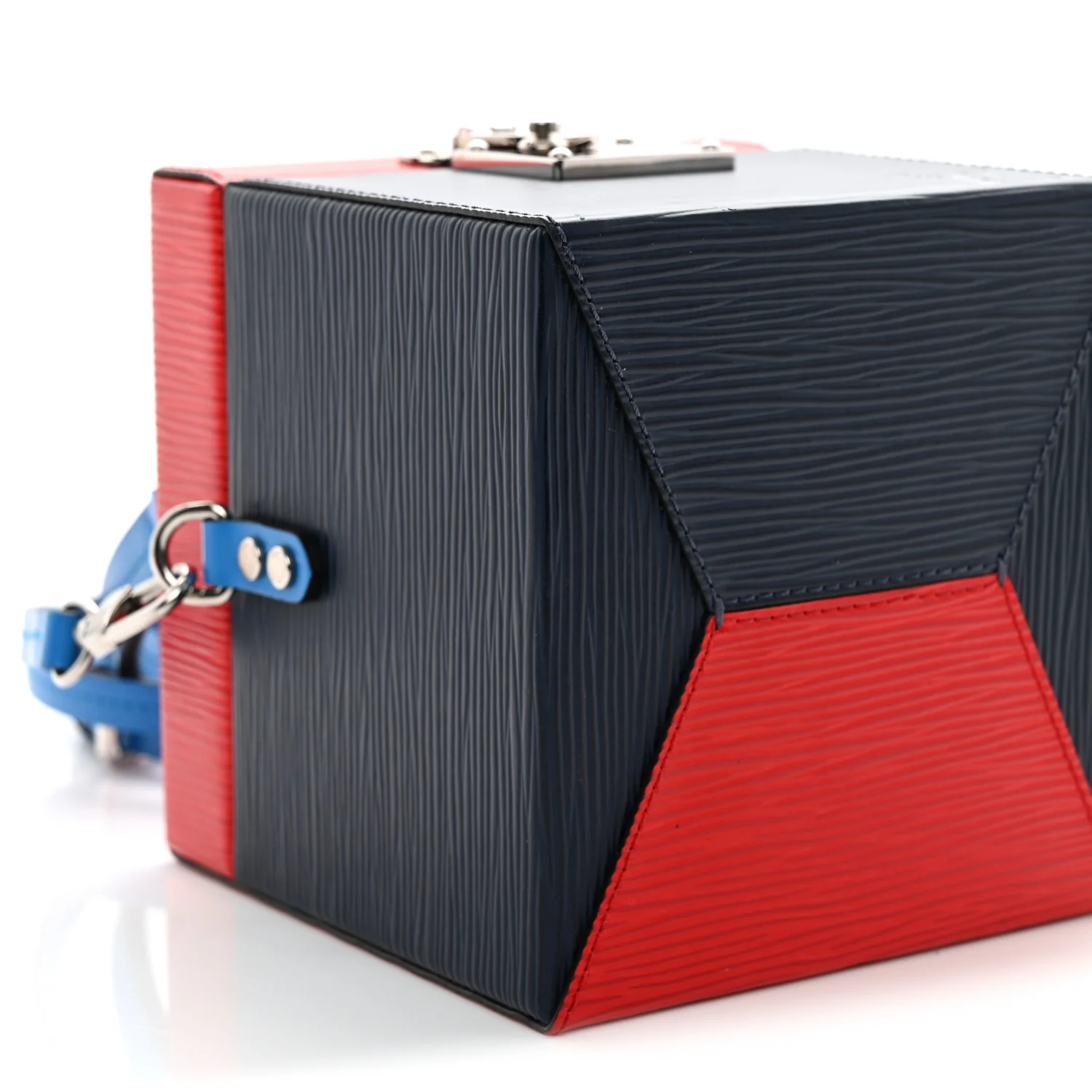 Epi Bleecker Box Indigo Coquelicot - Top Club