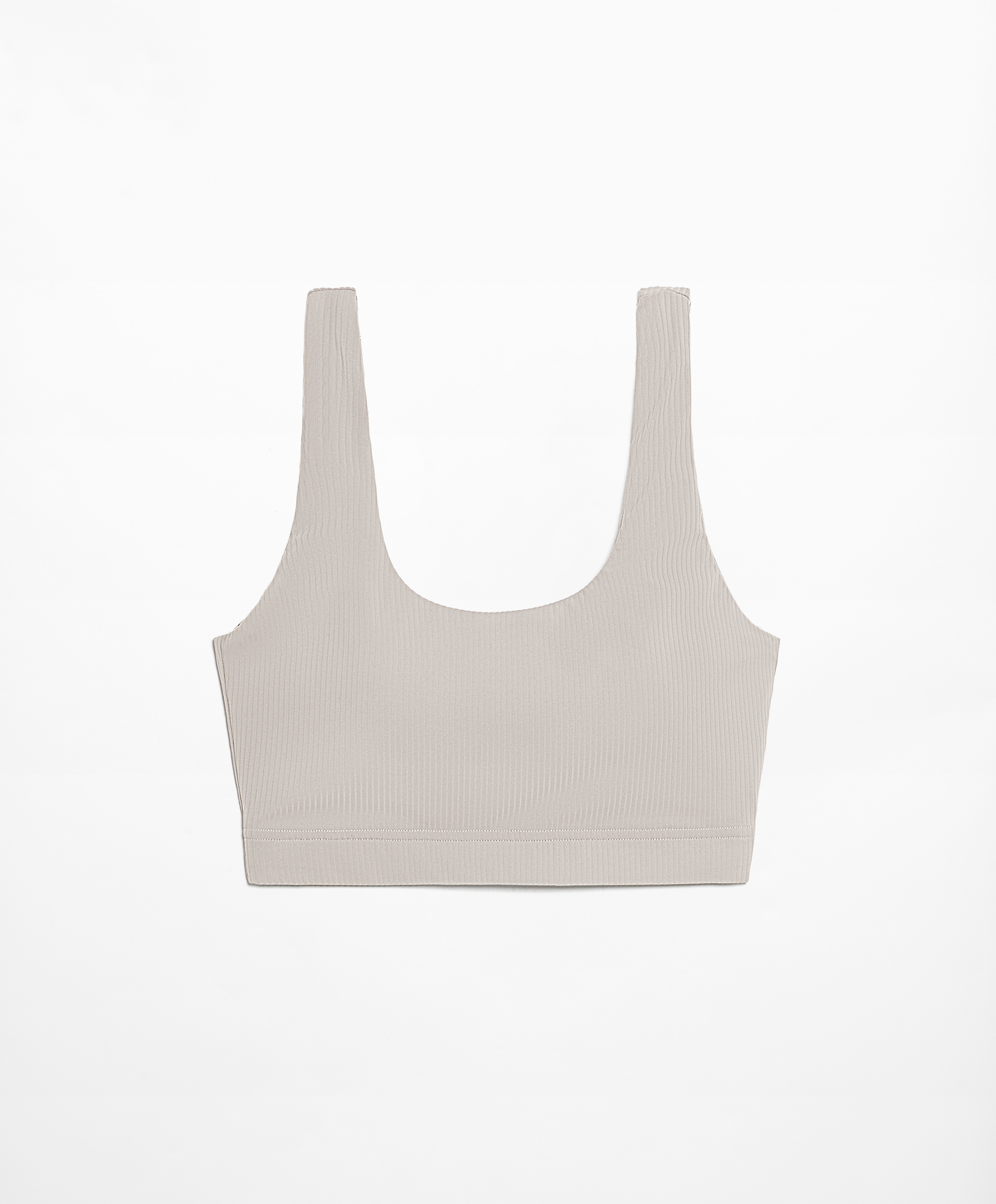 OYSHO Medium-support comfortlux rib sports bra with cups