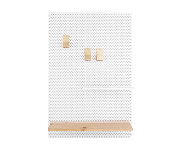 Memo board Perky Mesh iron white