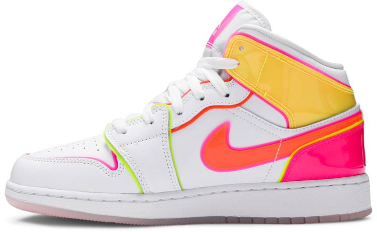 Wmns Air Jordan 1 Mid SE  Edge Glow  CV4611-100 - Sneaker Replica Workshop