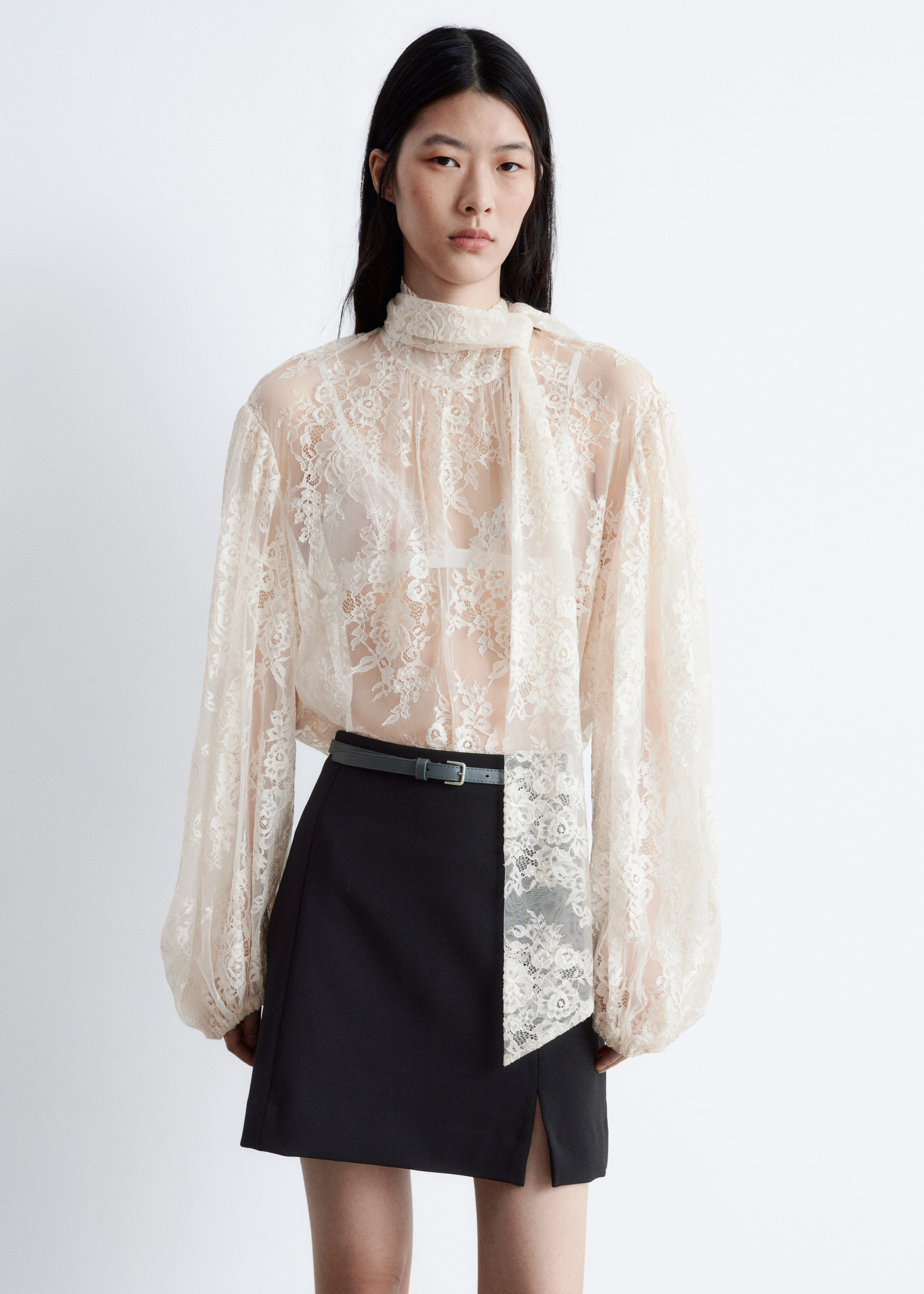 & Other Stories HIGH-WAIST MINI SKIRT