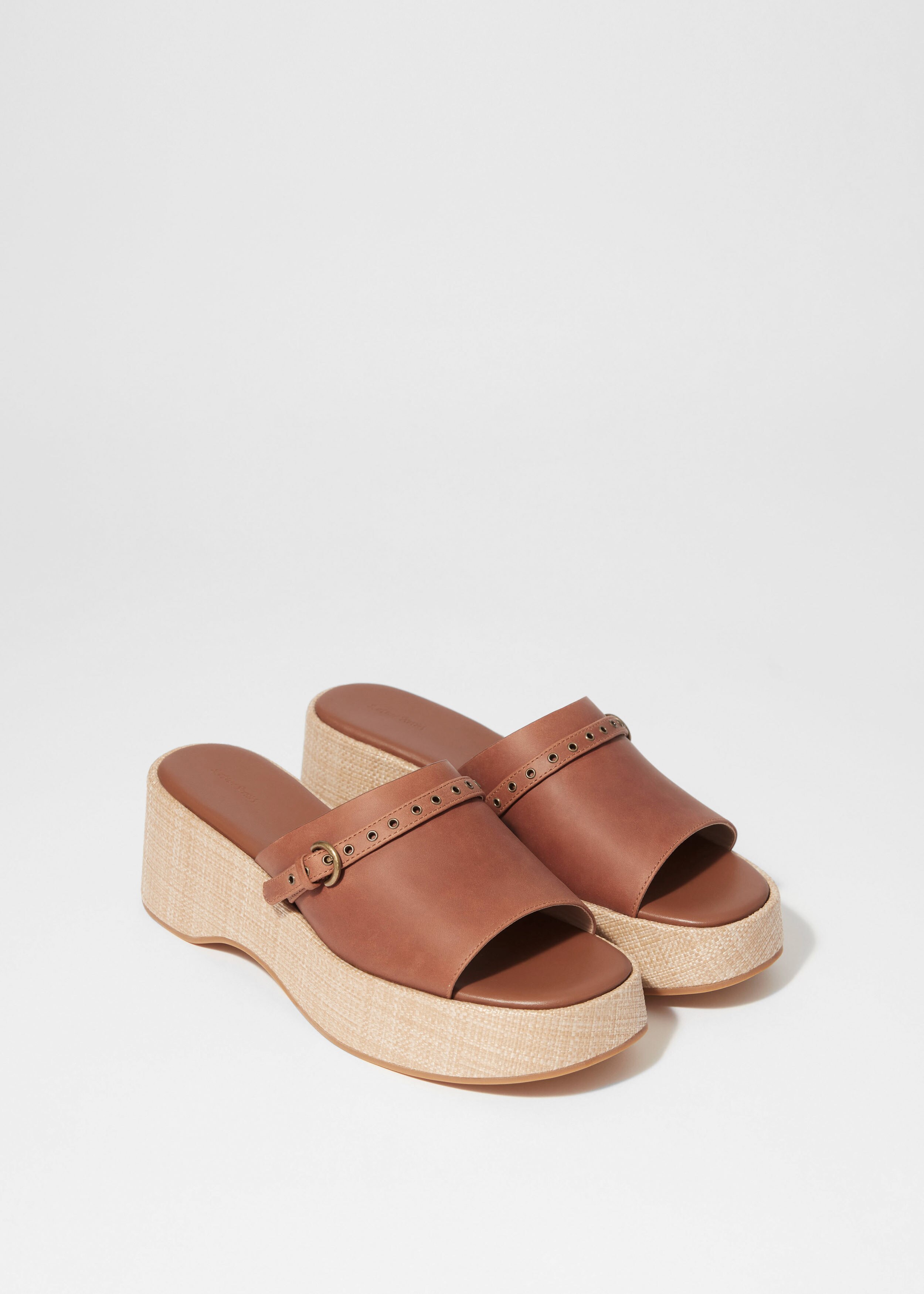 & Other Stories SUEDE PLATFORM MULES