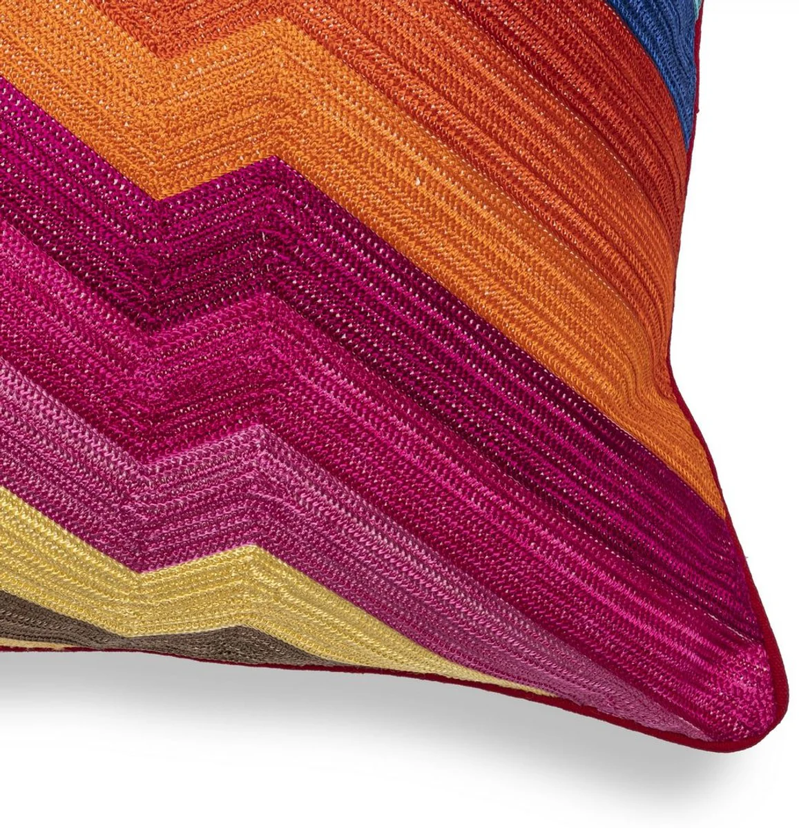Luxury decorative cushion multicolored 60 x 40 cm - rectangular decorative cushion with elegant pattern - luxury quality - living room decorative accessories
