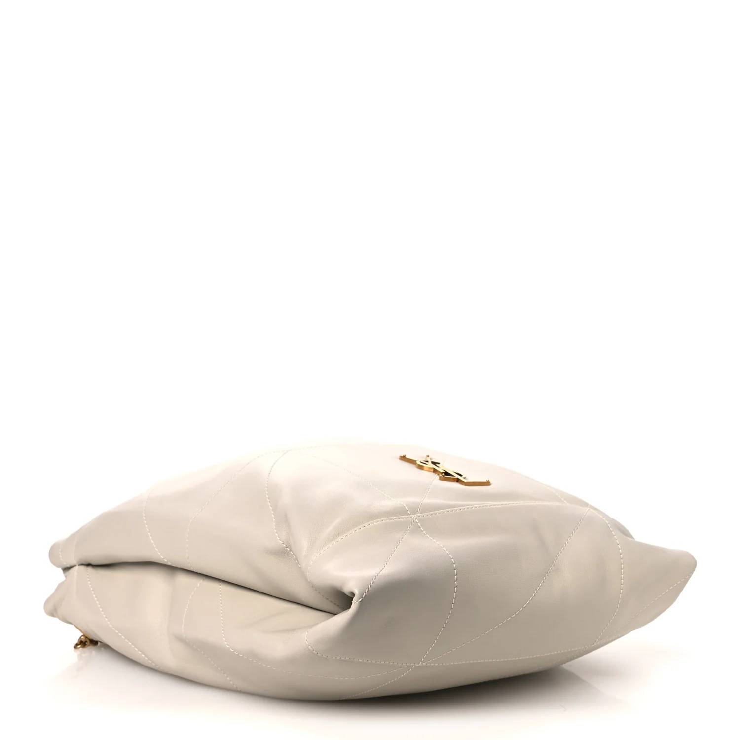 Lambskin Matelasse Monogram Medium Jamie 4.3 Pochon Blanc Vintage - Top Club