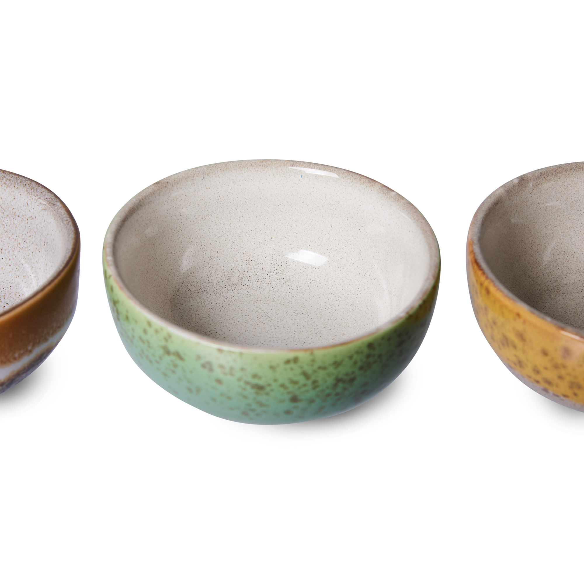 Servies 70's Ceramics XS schaal castor - set van 4