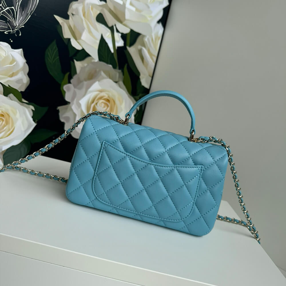 CHANEL Mini Classic Handbag With Top Handle - Top Club
