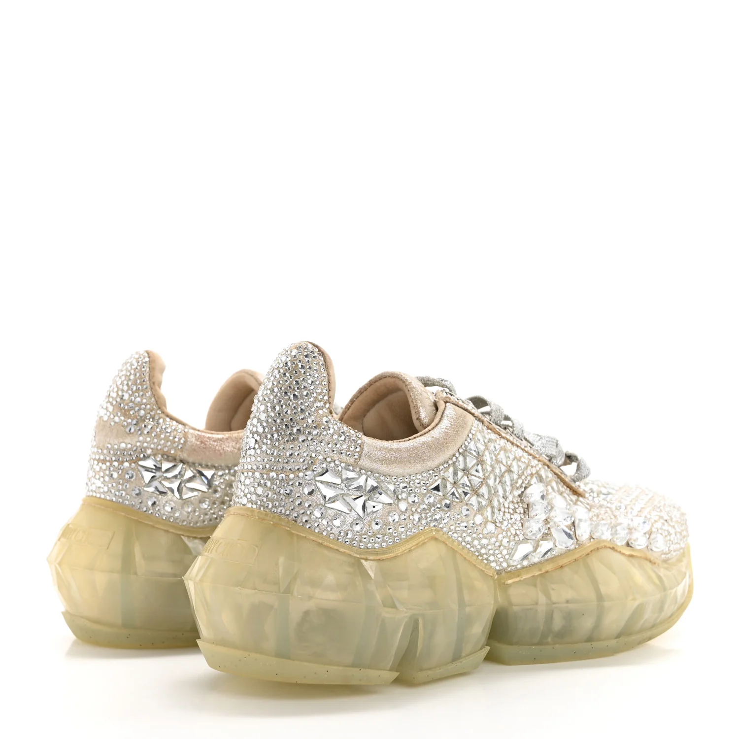 Crystal Womens Diamond F Low Top Sneaker 37 - Top Club