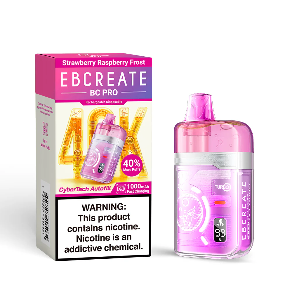 EBCREATE BC PRO Rechargeable Disposable Vape (All Flavours)