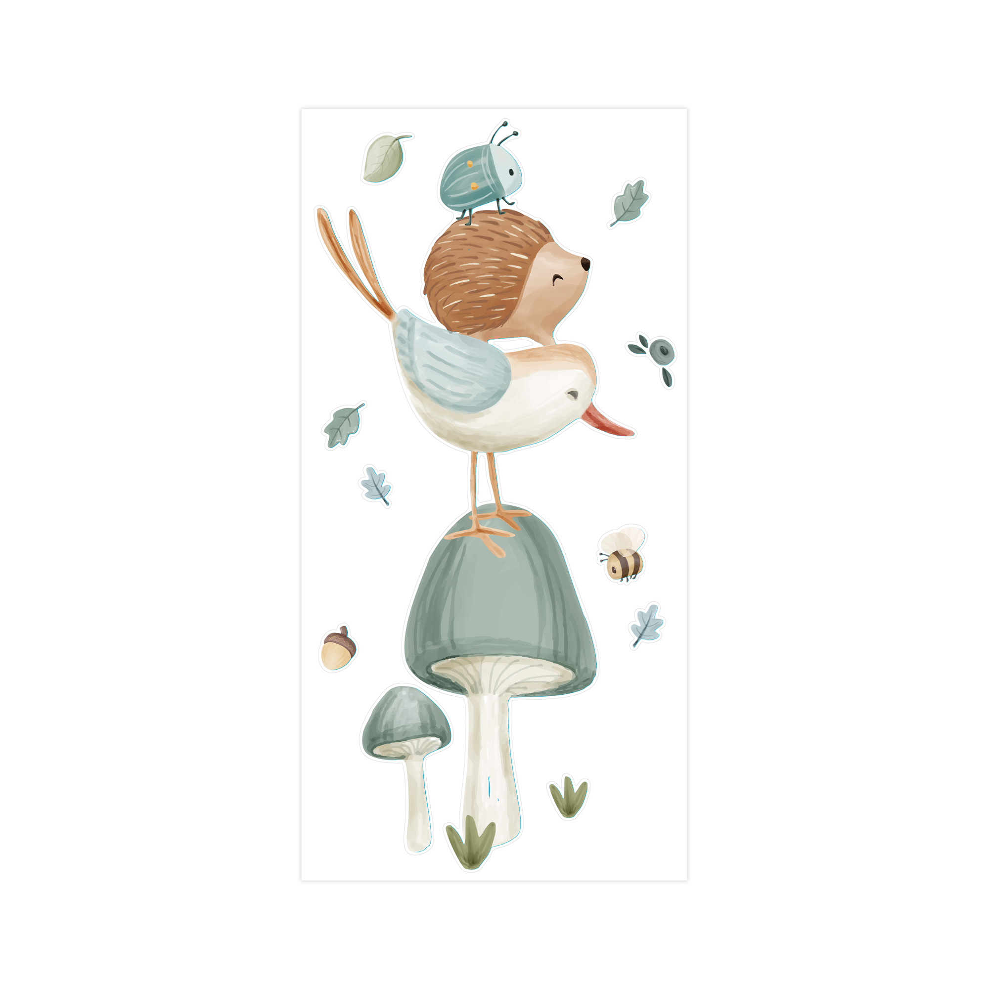 Muurstickers Forest Friends