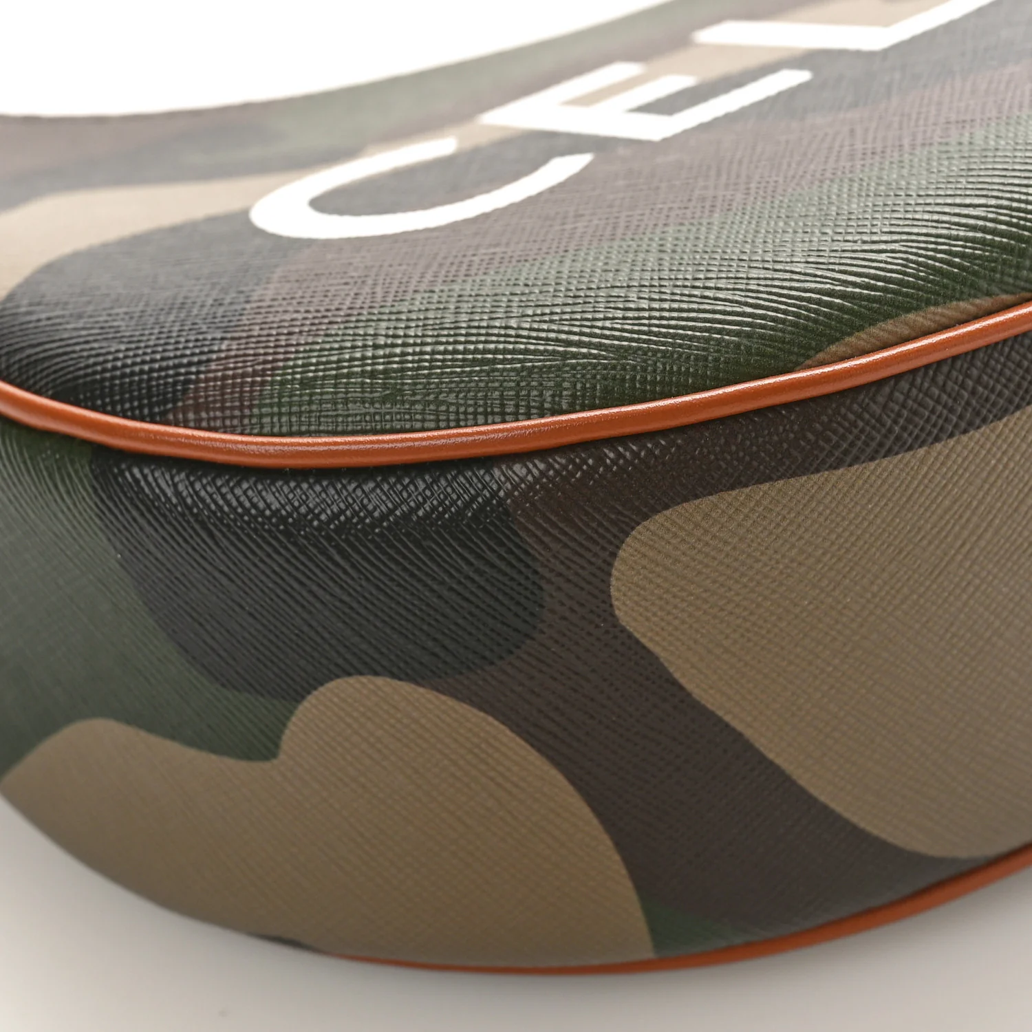 Canvas Calfskin Camouflage Ava Logo Triomphe Shoulder Bag Khaki - Top Club