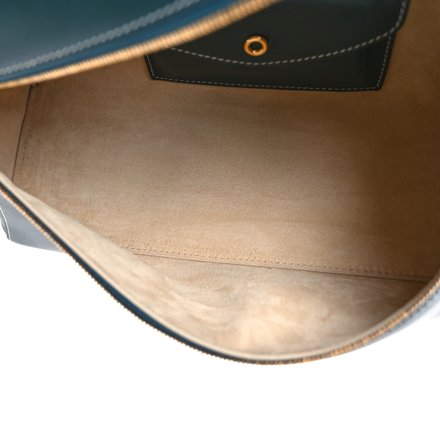 Smooth Calfskin Extra Bag L27 New Petrolio - Top Club