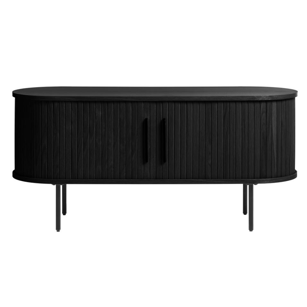 Houten tv meubel Lenn Zwart eiken