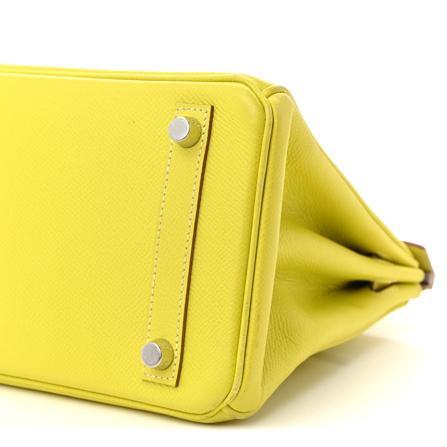 Epsom Candy Birkin 25 Lime Gris Perle - Top Club