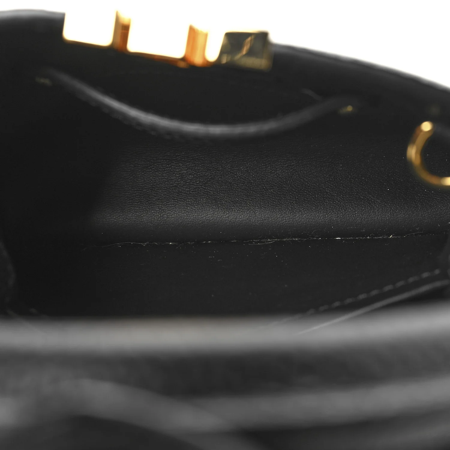 Taurillon Mini Capucines Black - Top Club