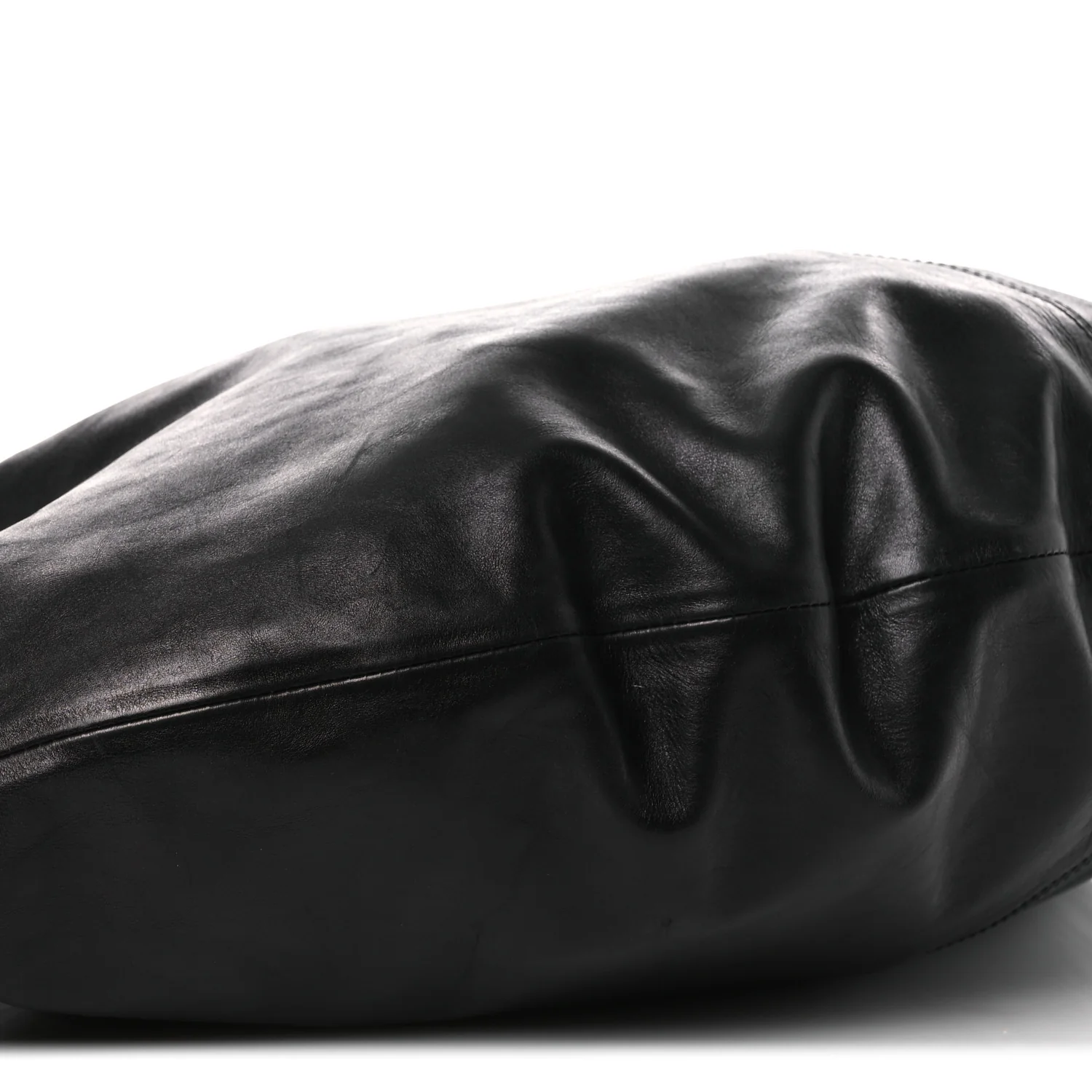 Vintage Calfskin Extra Large Olivia Hobo Black - Top Club