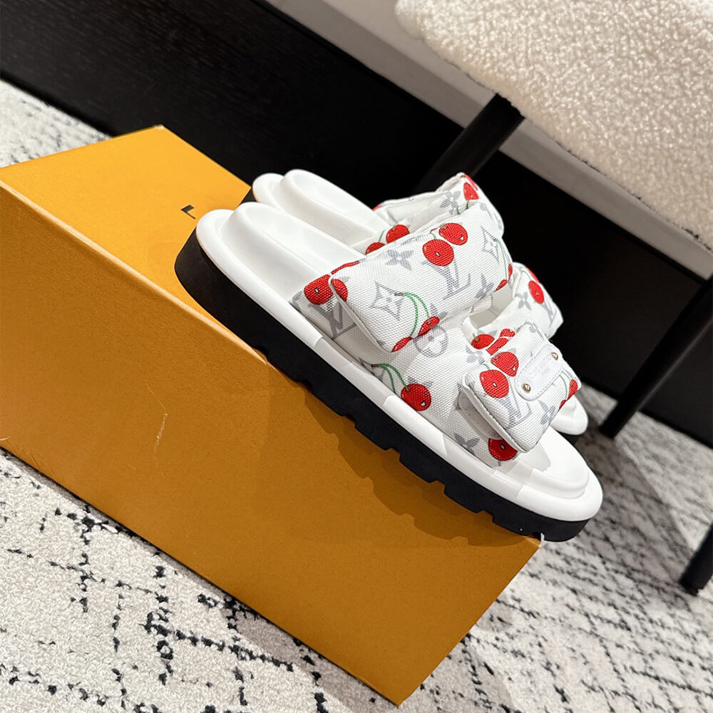 LV x TM Pool Pillow Flat Comfort Mule - Top Club