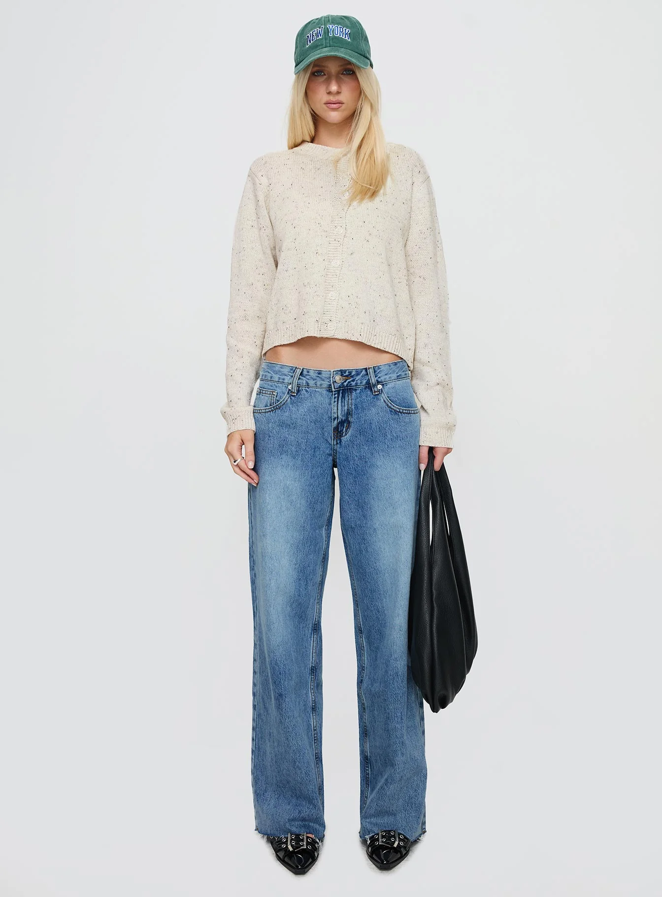 Sabryna Low Rise Straight Leg Jeans Blue