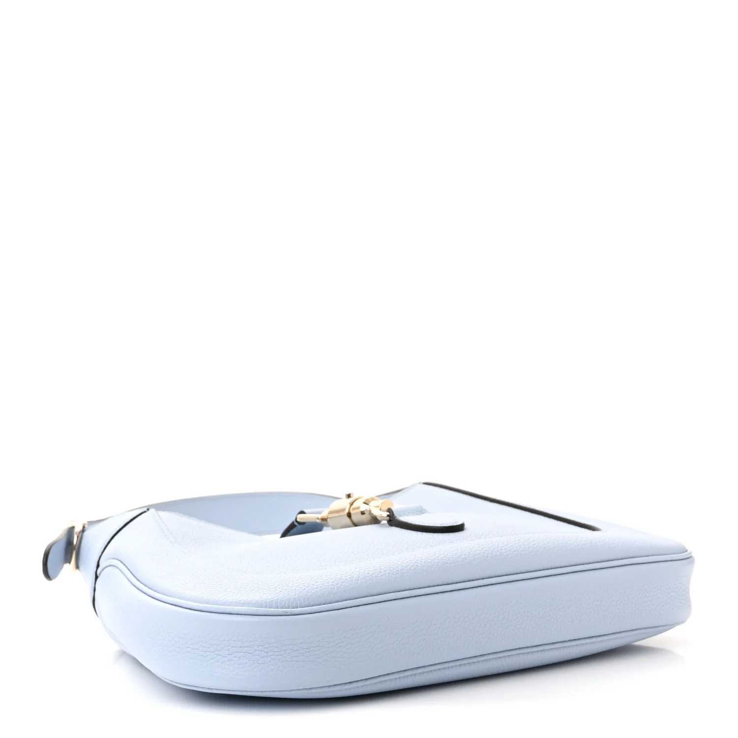 Grained Calfskin Web Medium Jackie 1961 Hobo Light Blue - Top Club