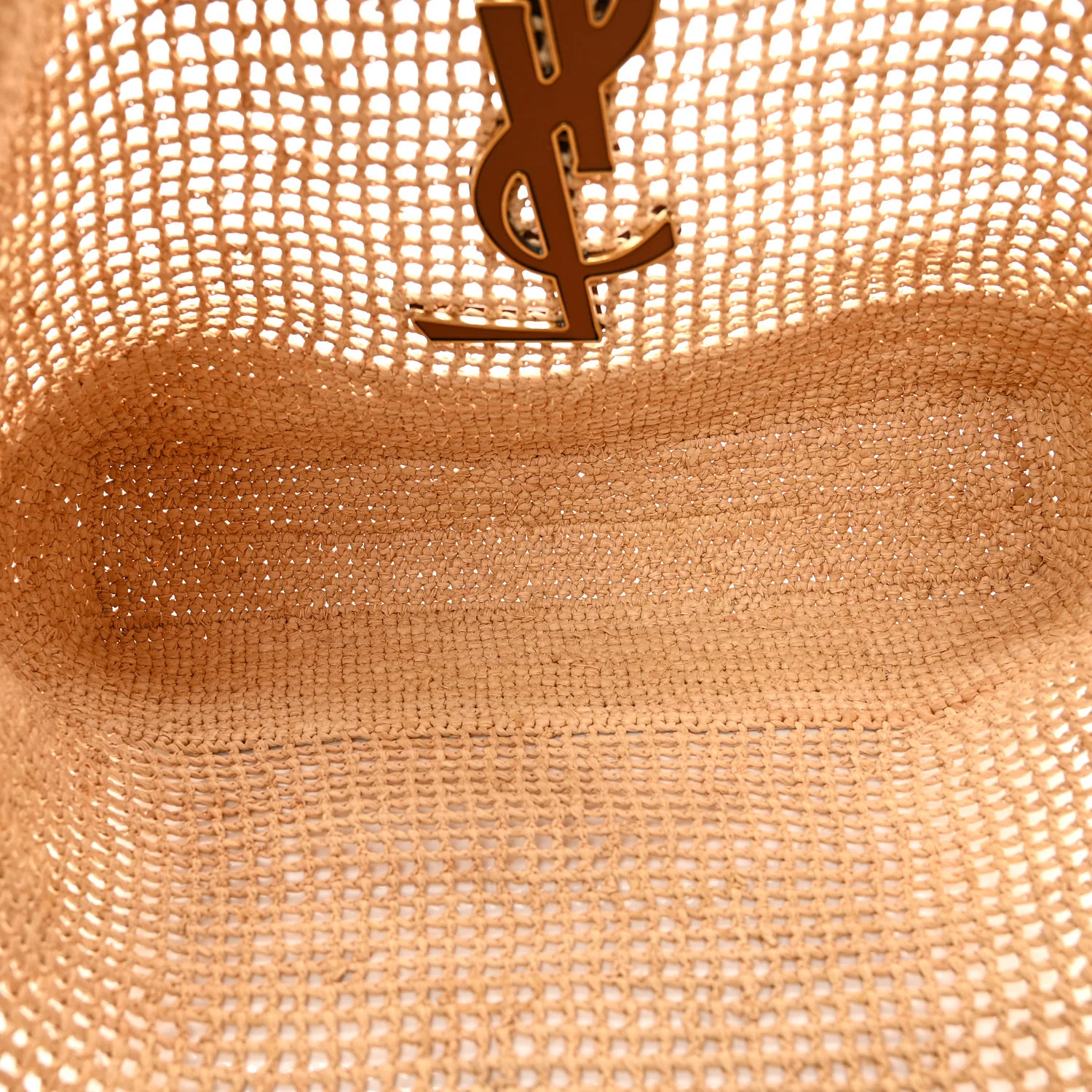 Raffia Icare Shopping Tote Natural - Top Club