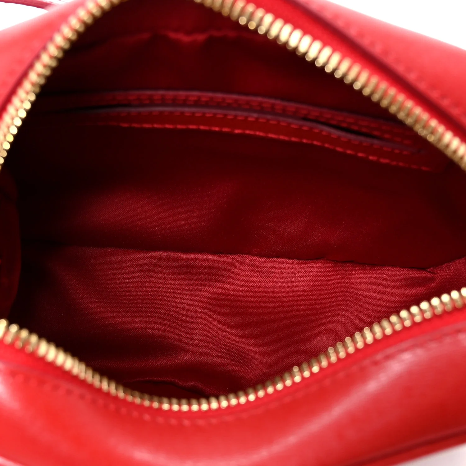 Calfskin Gancini Camera Crossbody Bag Red - Top Club