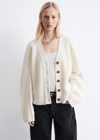 & Other Stories MERINO WOOL CARDIGAN