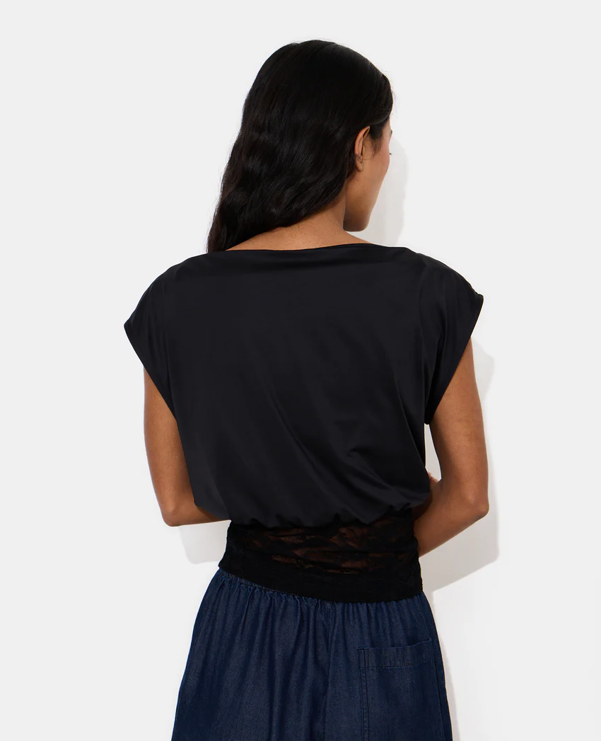 Pimkie T-shirt sans manches avec dentelle